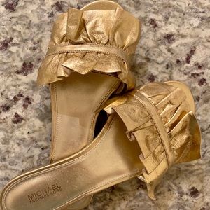 Gorgeous Gold Michael Kors Sandals